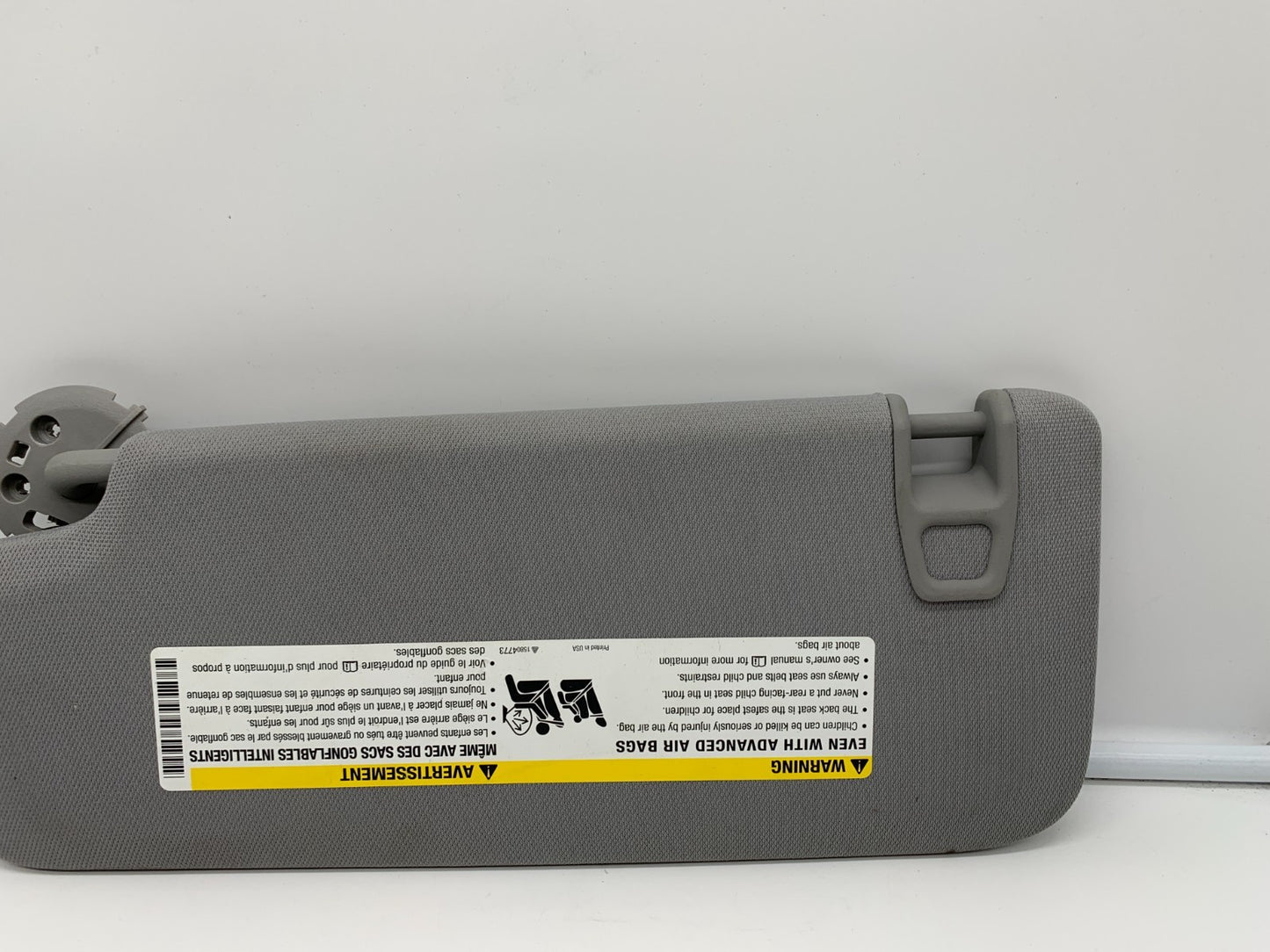 2016-2023 Chevrolet Malibu Passenger Sun Visor Gray OEM