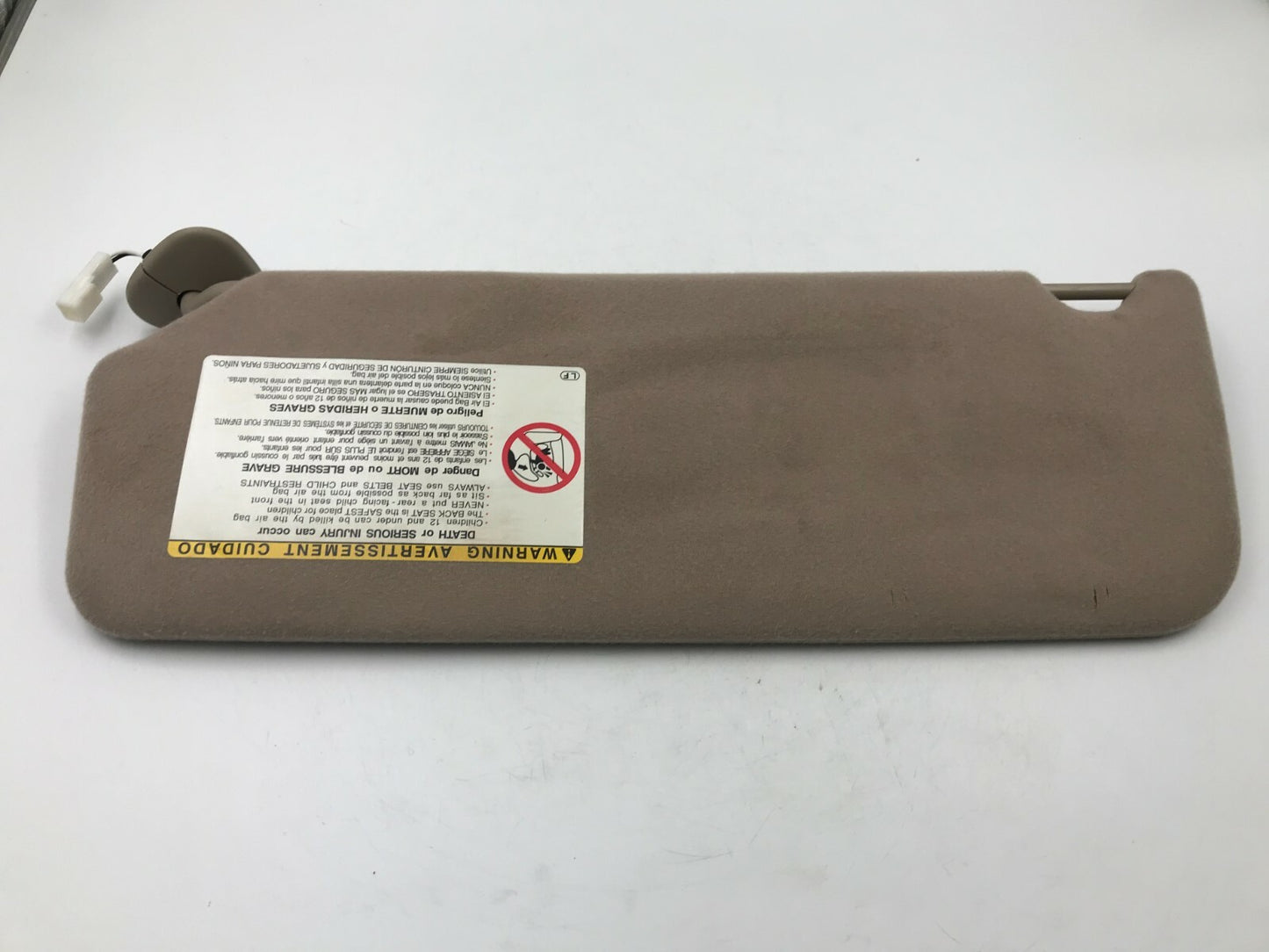 2004 Toyota Sienna Passenger Sun Visor Tan Illumination OEM E02B58004