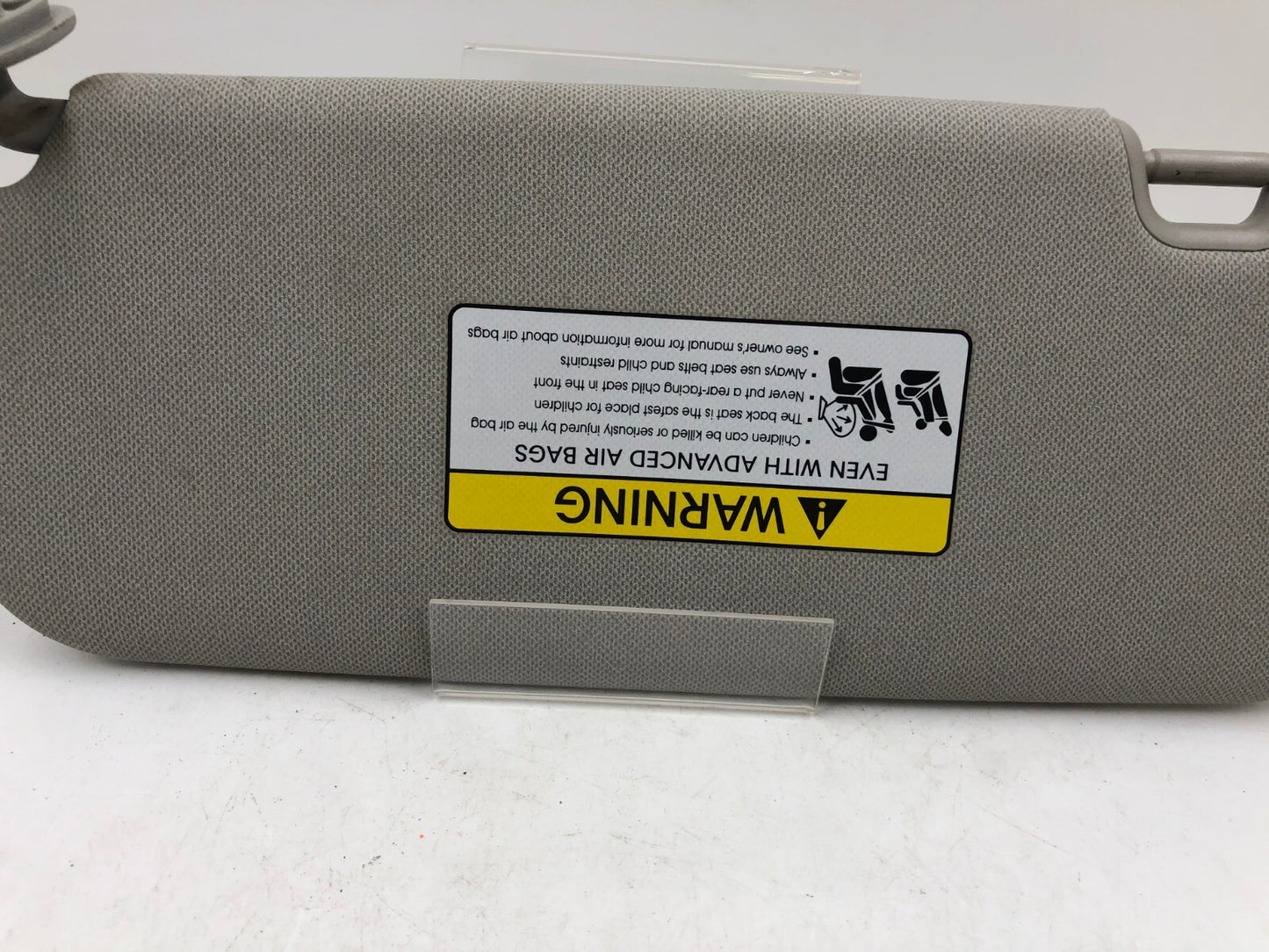 2014-2016 Kia Forte Passenger Sun Visor Gray OEM D04B08005