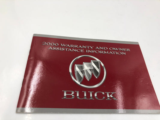 2000 Buick LeSabre Owners Manual Set OEM C03B41018