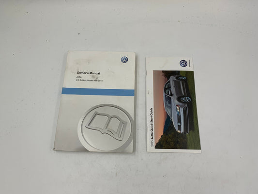 2015 Volkswagen Jetta Owners Manual Set OEM B02B48038
