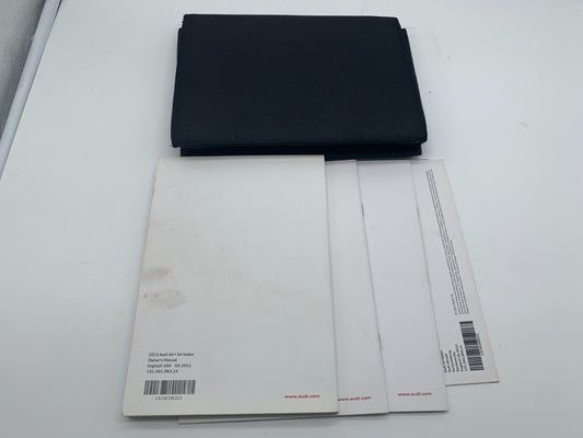 2013 Audi A4 Sedan Owners Manual Set with Case OEM C02B47008