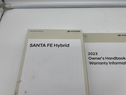 2023 Hyundai Santa FE Hybrid Owners Manual Set OEM