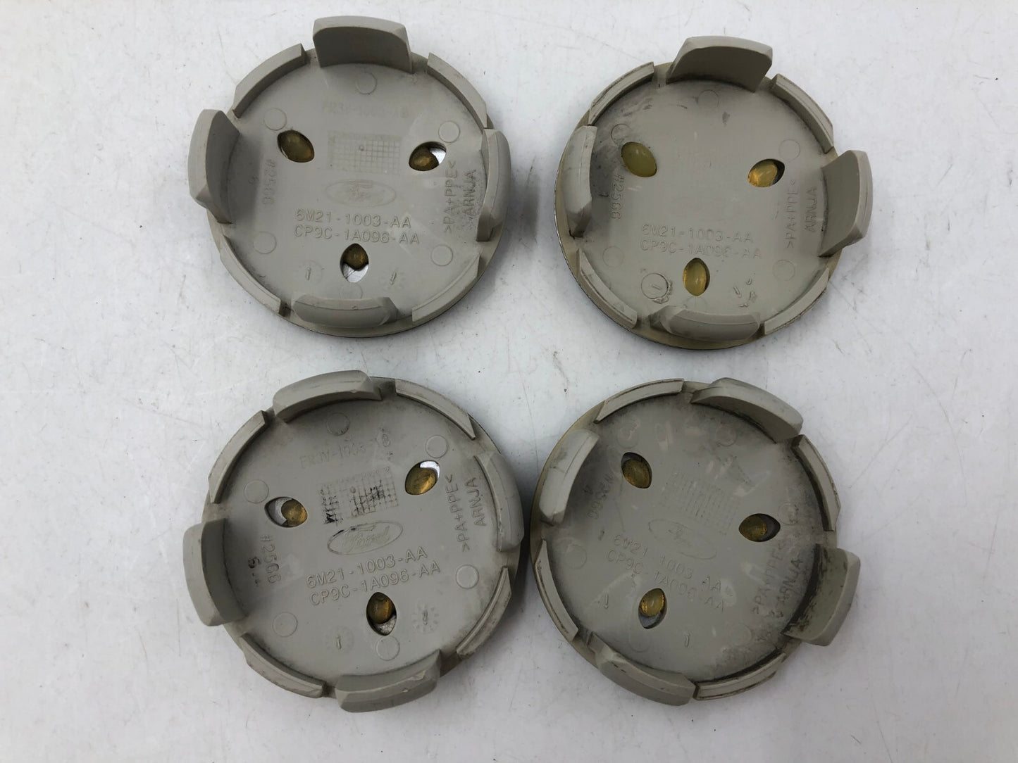 2013-2019 Ford Rim Wheel Center Cap Set of 4 Blue 2 inch OEM B03B34022
