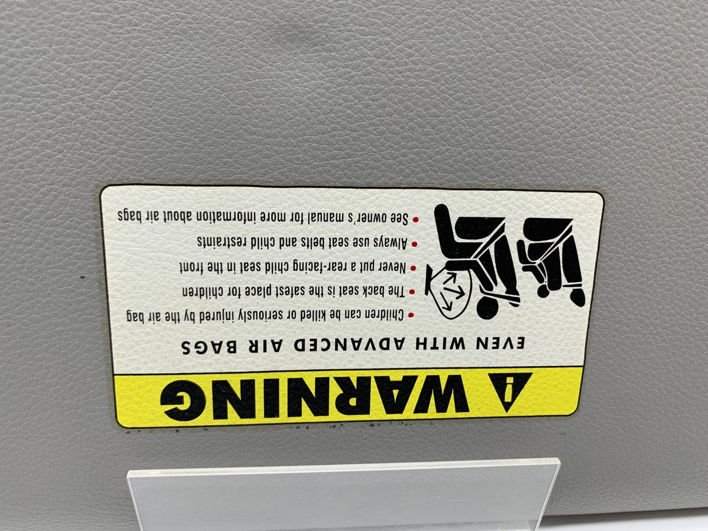 2008-2010 BMW 528i Driver Sun Visor Gray Illuminated OEM B01B55096