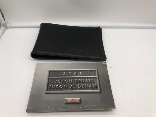 2002 GMC Yukon 1500 Owners Manual with Case OEM C01B53027