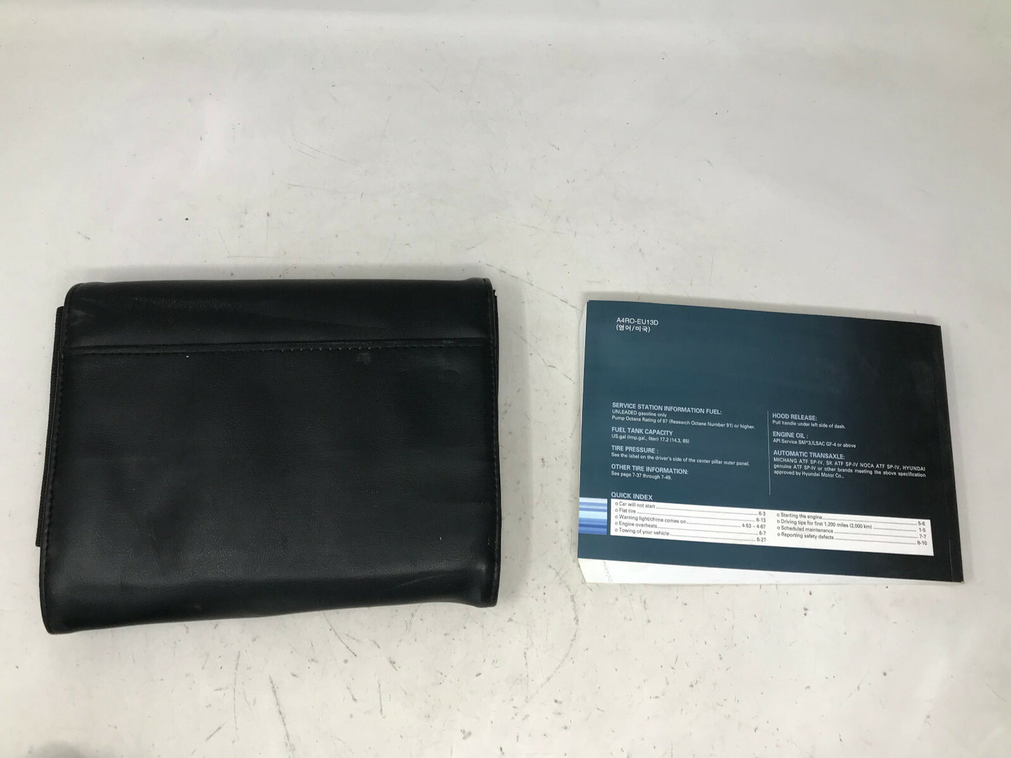 2011 Hyundai Sonata Hybrid Owners Manual Includes Case OEM B03B41072