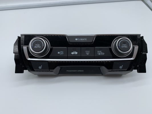 2016-2018 Honda Civic AC Heater Climate Control Unit OEM B01B55002