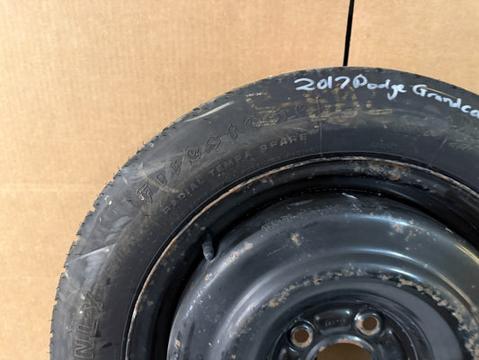 2012-2020 Dodge Grand Caravan 17" Spare Tire Donut Compact Wheel T145/80R17 OEM