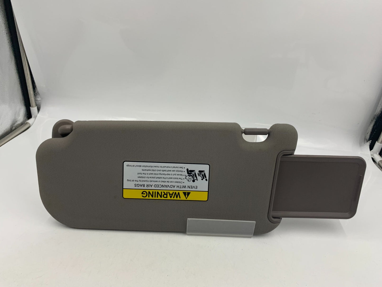 2010-2015 Hyundai Tucson Passenger Sun Visor Sunvisor Gray OEM B01B49034