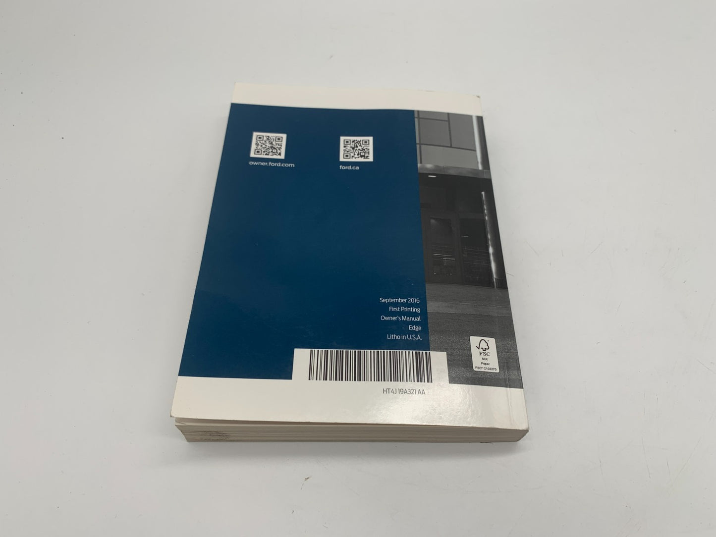 2017 Ford Edge Owners Manual Set with Case OEM