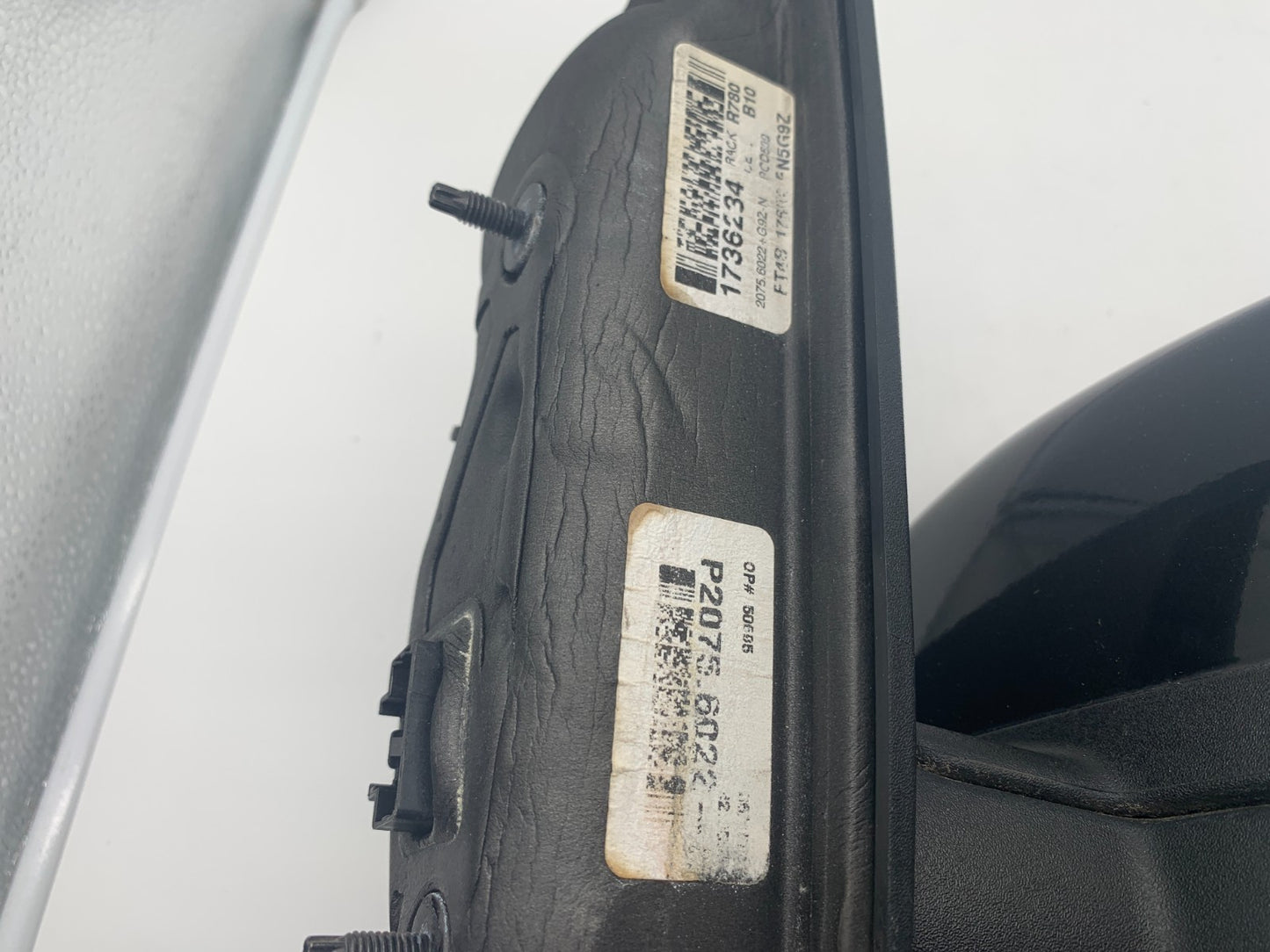 2015-2018 Ford Edge Passenger Side View Power Door Mirror Black BSA C03B12007