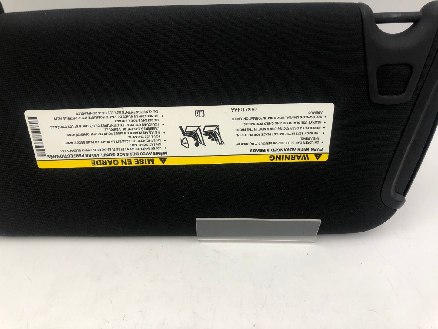2011-2014 Dodge Charger Passenger Sun Visor Black Illuminated OEM D04B21006