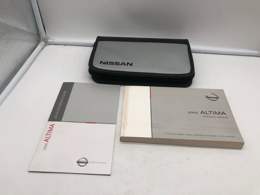 2006 Nissan Altima Owners Manual Set with Case OEM A01B05010