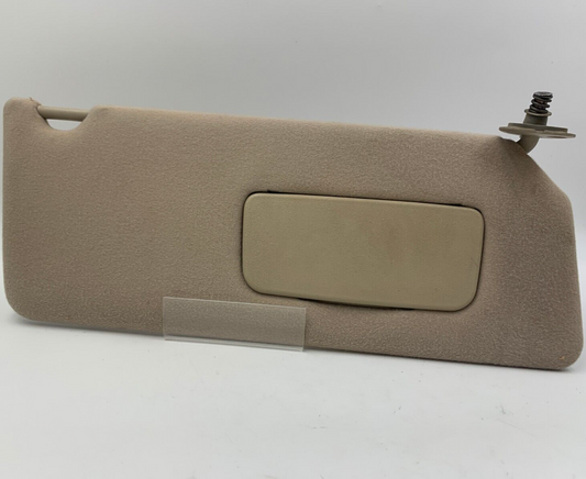 2002-2006 Toyota Camry Passenger Sun Visor Beige OEM D01B25065