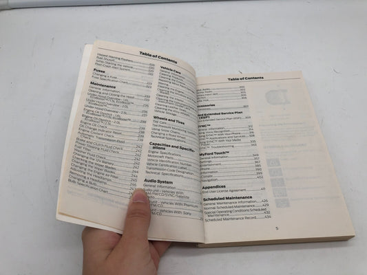 2014 Ford Fusion Owners Manual OEM R01B51002