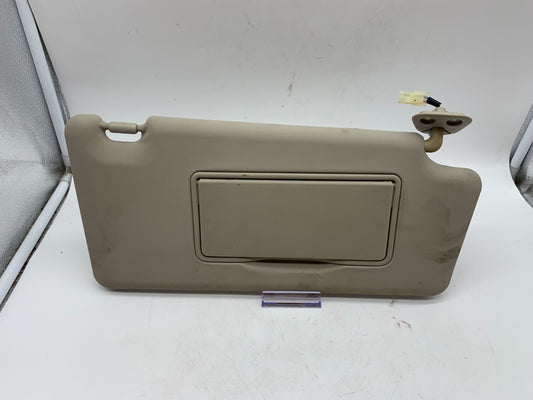 2008-2015 Nissan Rogue Passenger Visor Sunvisor Beige Illumination OEM A01B50003
