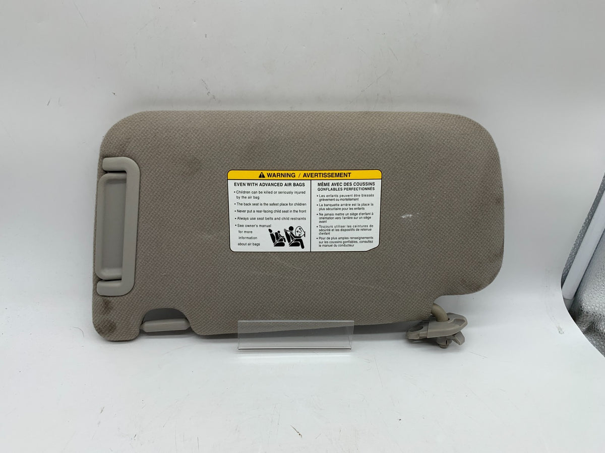 2013-2019 Nissan Sentra Passenger Sun Visor Gray OEM D03B21001