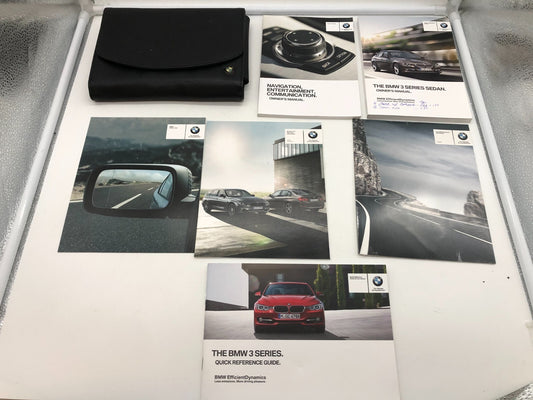 2013 BMW 3 Series Owners Manual Set with Case OEM R01B16010