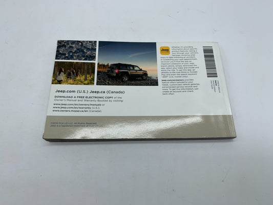 2017 Jeep Patriot Owners Manual OEM