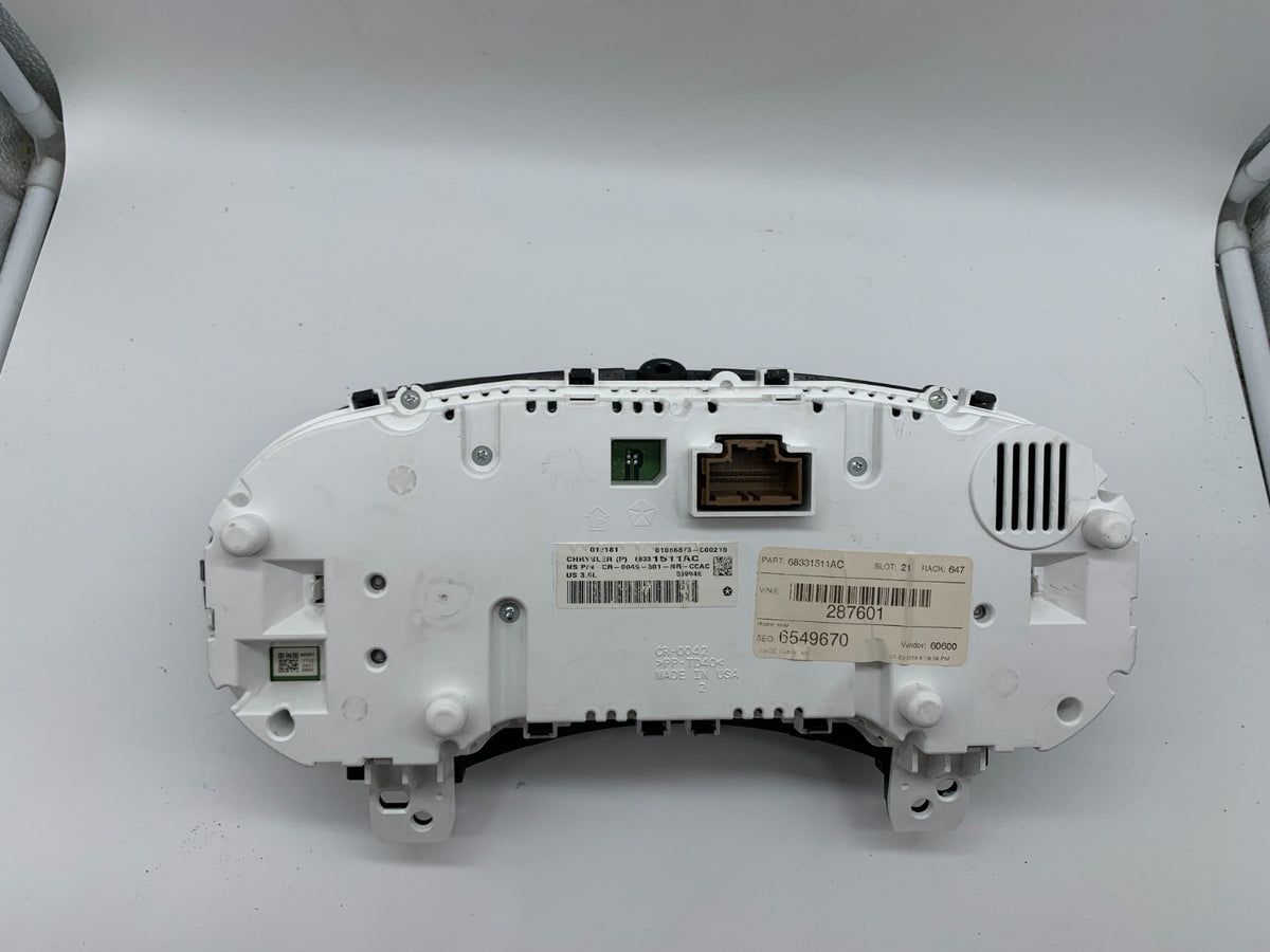 2018 Jeep Grand Cherokee Speedometer Instrument Cluster 60238 Miles B02B12004