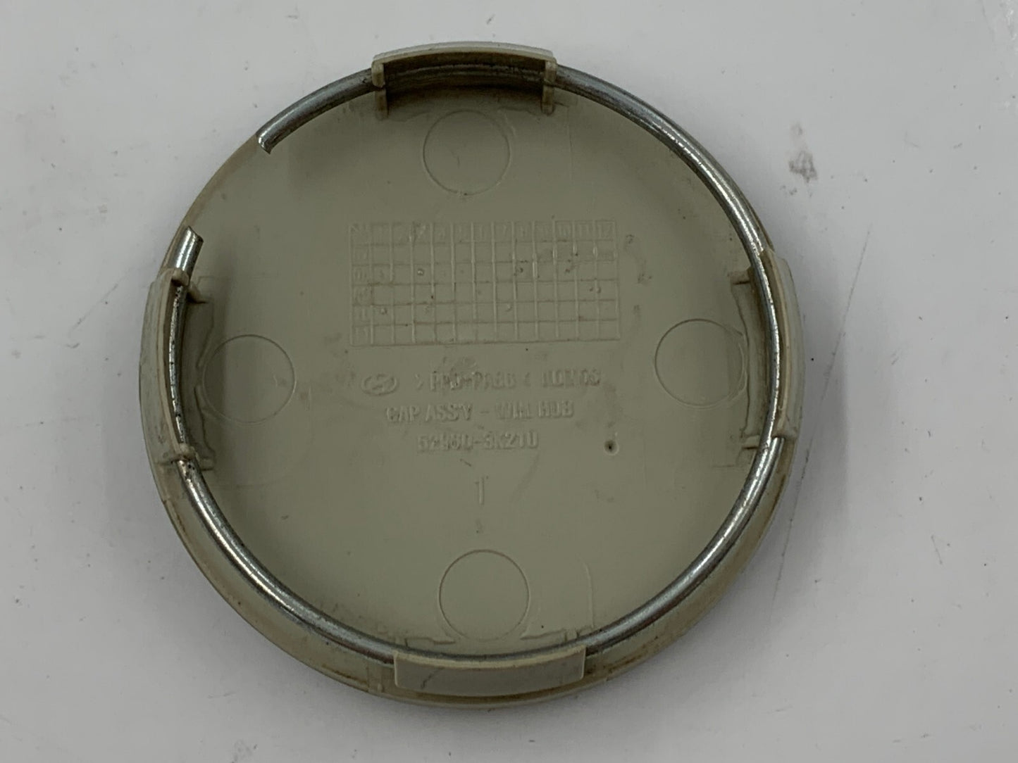 Hyundai Wheel Center Cap Set of 3 Black 2-1/4 inch OEM B01B05018