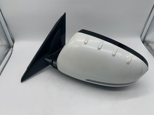 2014-2016 Kia Cadenza Driver Side View Power Door Mirror White OEM A01B28070