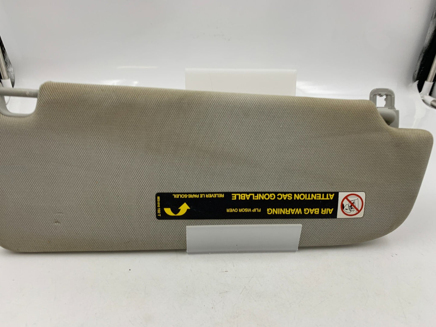 2013-2017 Audi A6 Driver Sun Visor Illuminated Gray OEM B04B34020