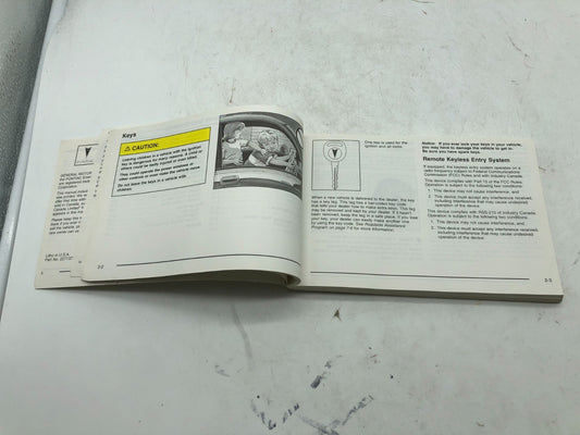 2004 Pontiac Grand Am Owners Manual OEM C02B44008
