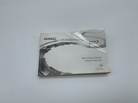 2017 GMC Sierra Owners Manual OEM C04B59023