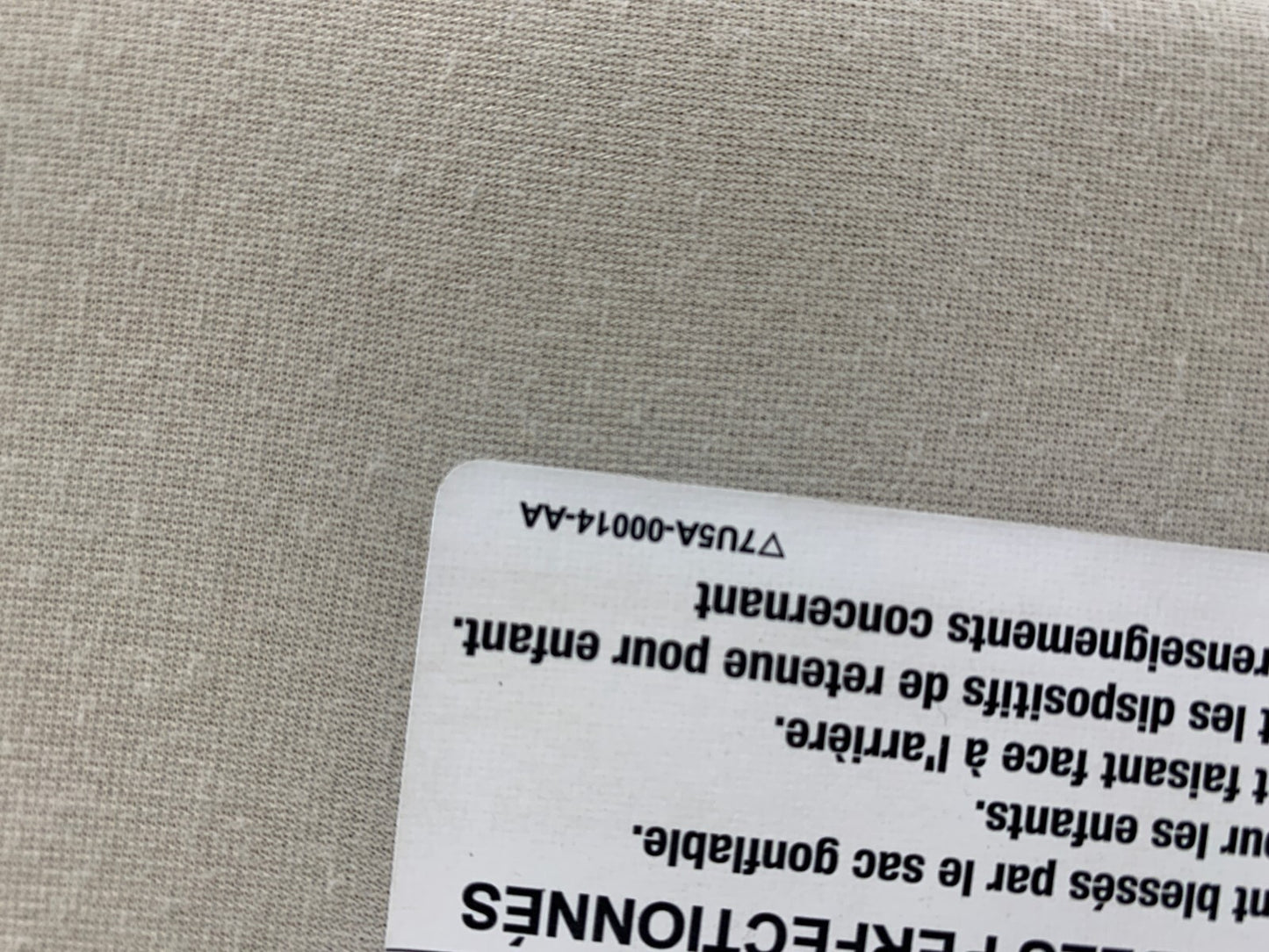 2008-2009 Ford Taurus Driver Sun Visor Illuminated Beige OEM D02B52018