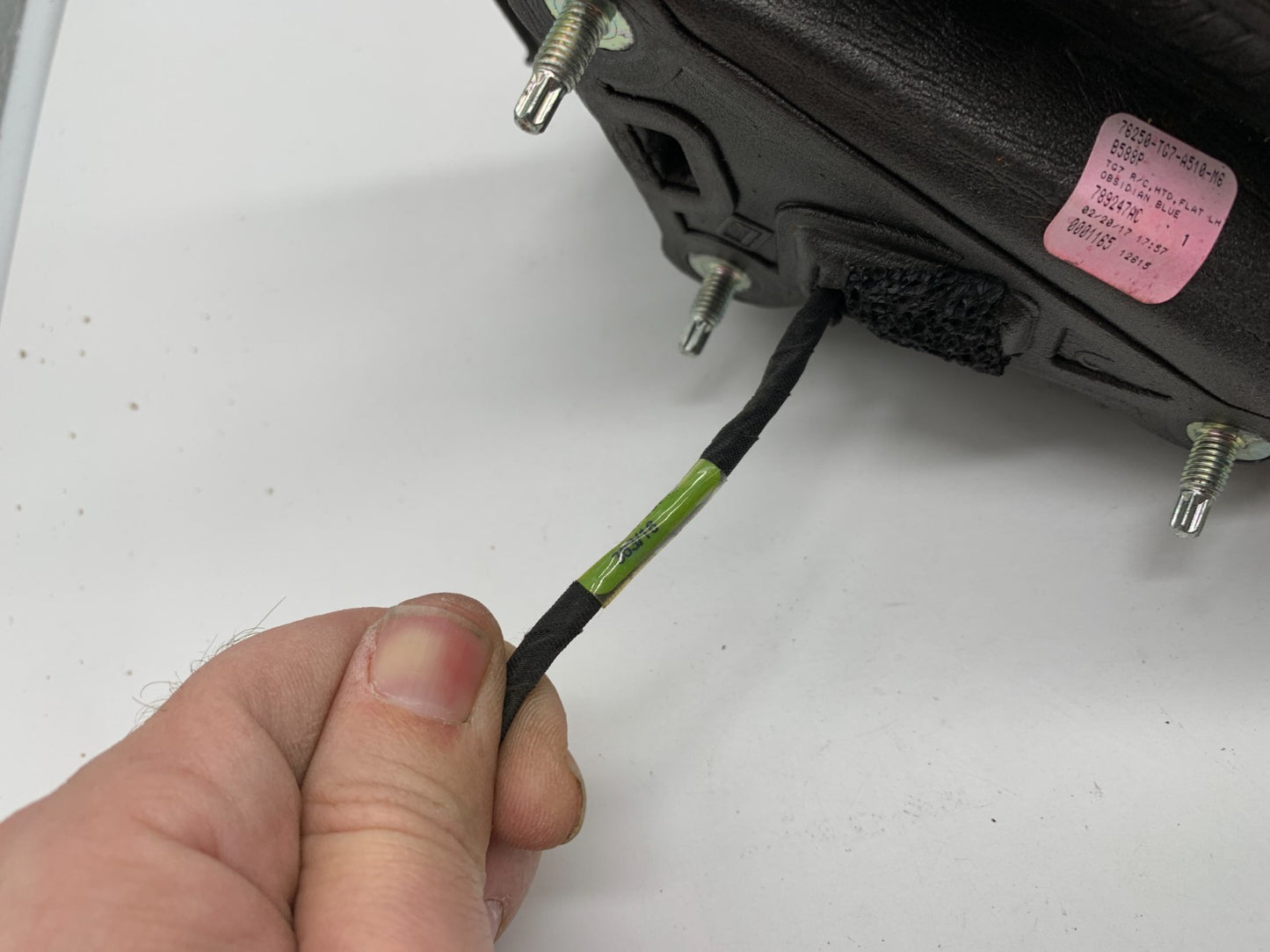 2017-2018 Honda Pilot Driver Side View Power Door Mirror Blue OEM