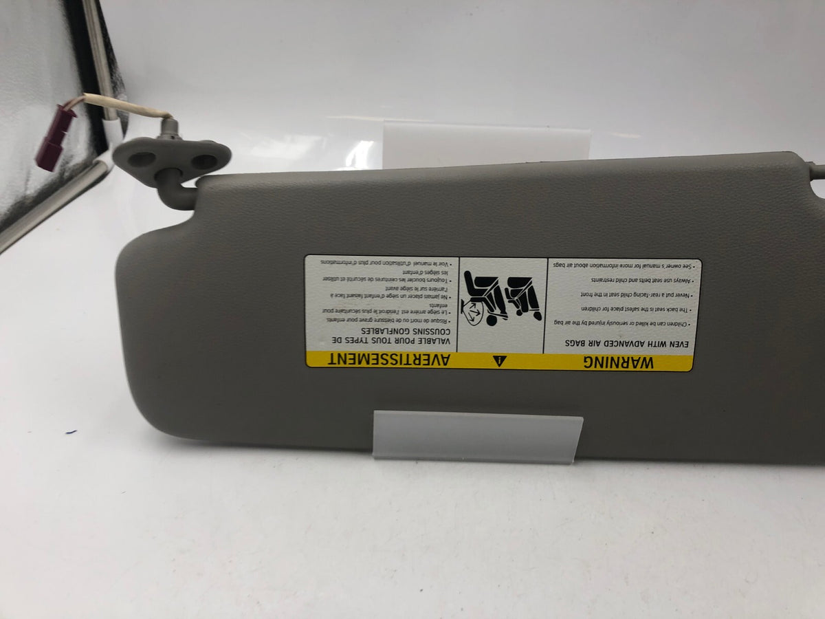 2006-2011 BMW 328i Passenger Sun Visor IIllumination Gray OEM A01B23006