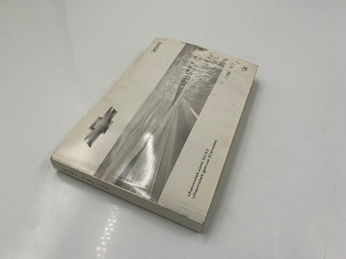 2011 Chevrolet Cruze Owners Manual OEM R01B21001