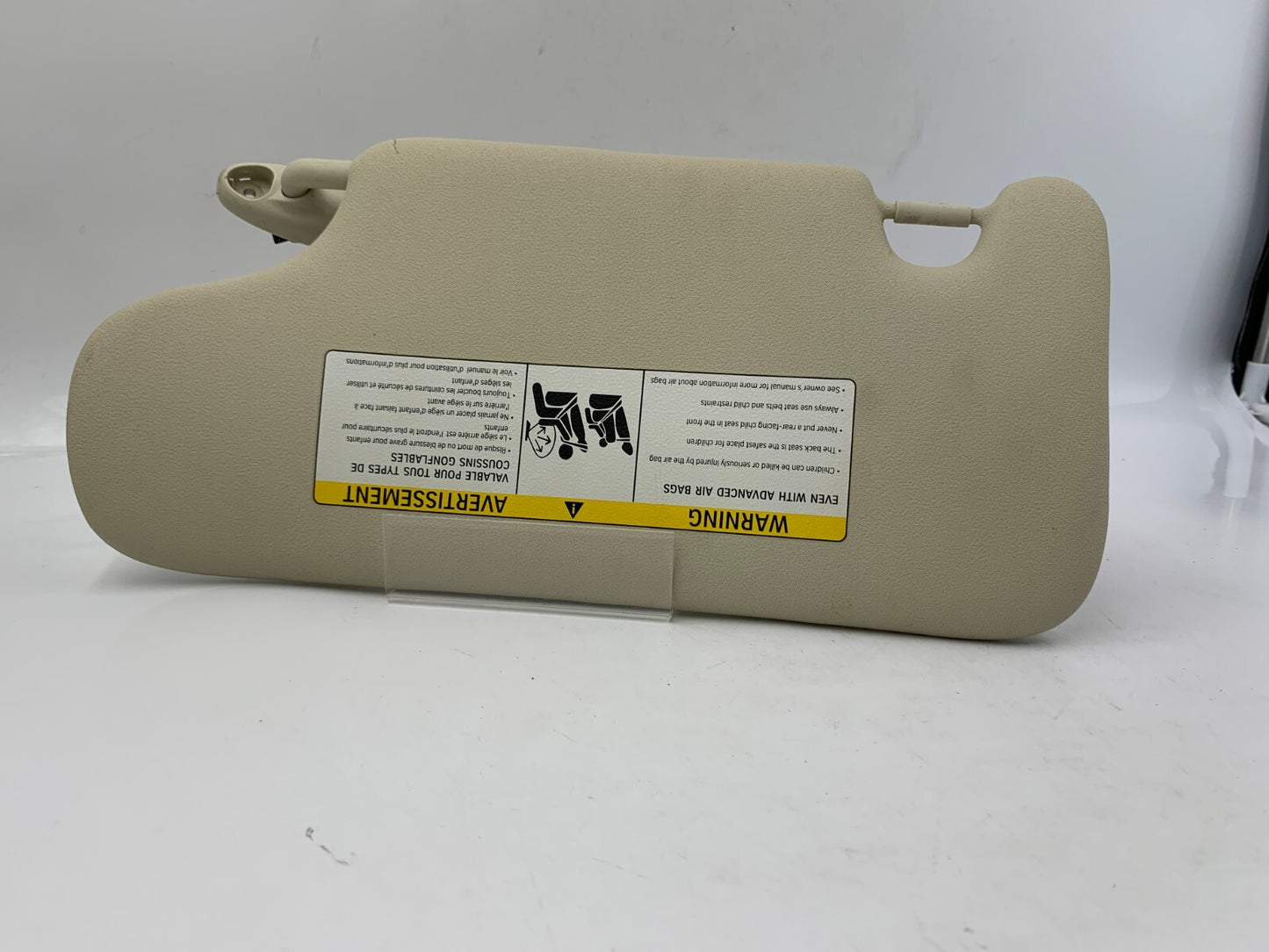 2011-2016 Mini Countryman Passenger Sun Visor Illuminated Beige OEM C01B48020