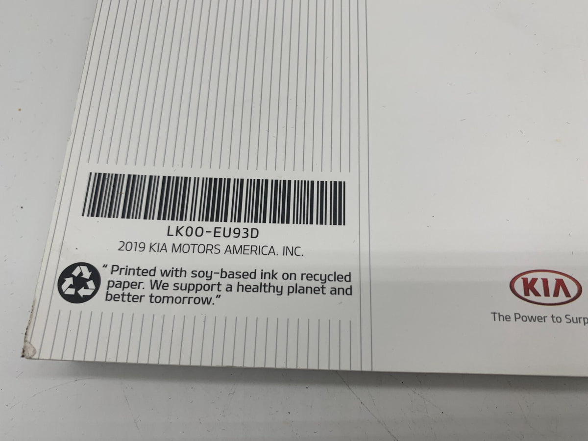2020 Kia Soul Owners Manual Set OEM R01B23014