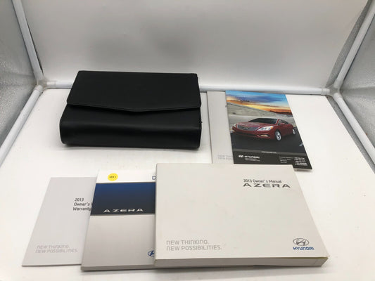 2013 Hyundai Azera Owners Manual Set with Case OEM A02B03031