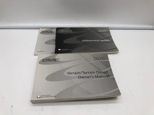 2020 GMC Terrain Denali Owners Manual Set OEM A04B54048