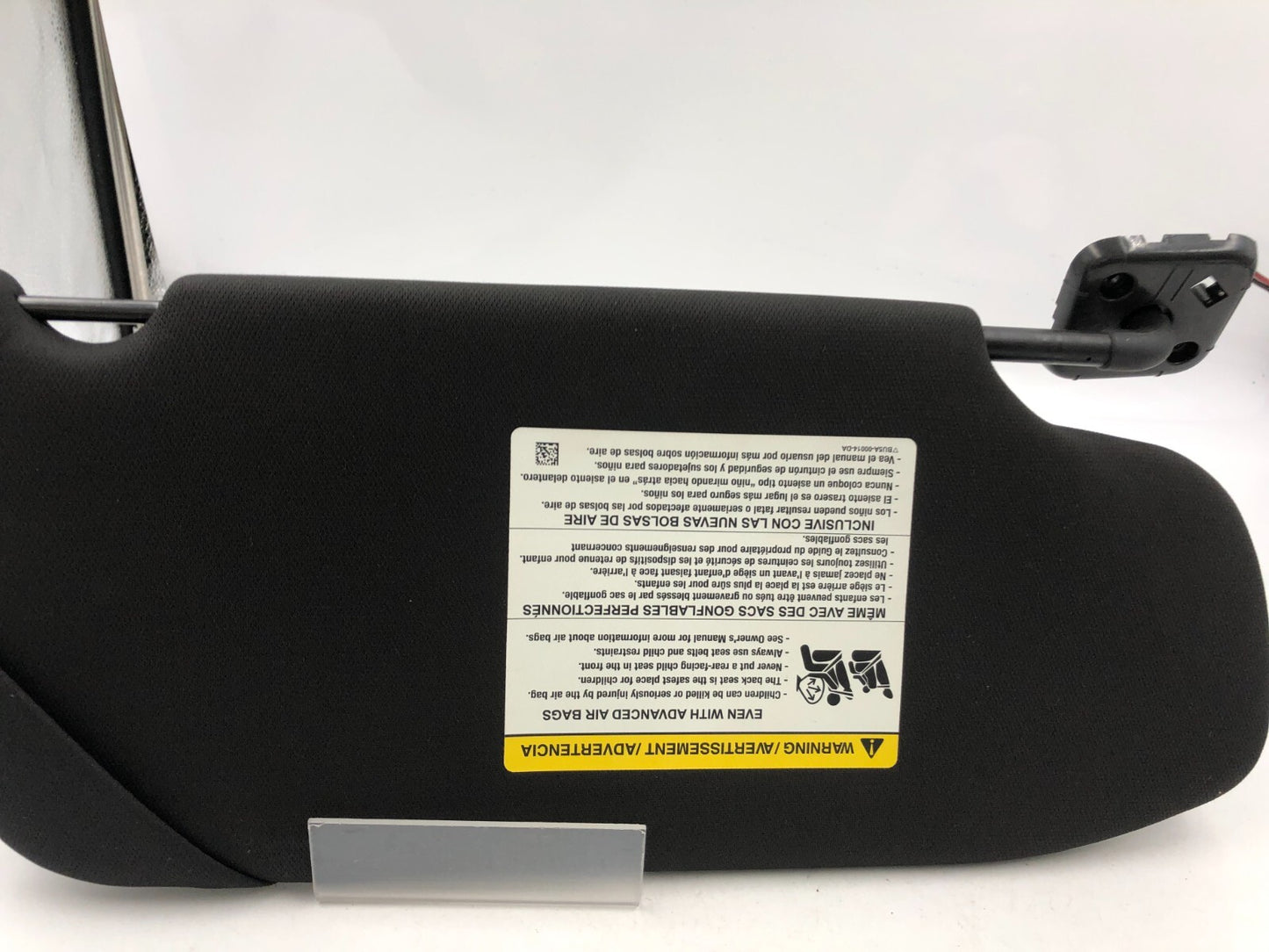 2013-2019 Ford Taurus Driver Sun Visor Black Illuminated OEM A01B54026