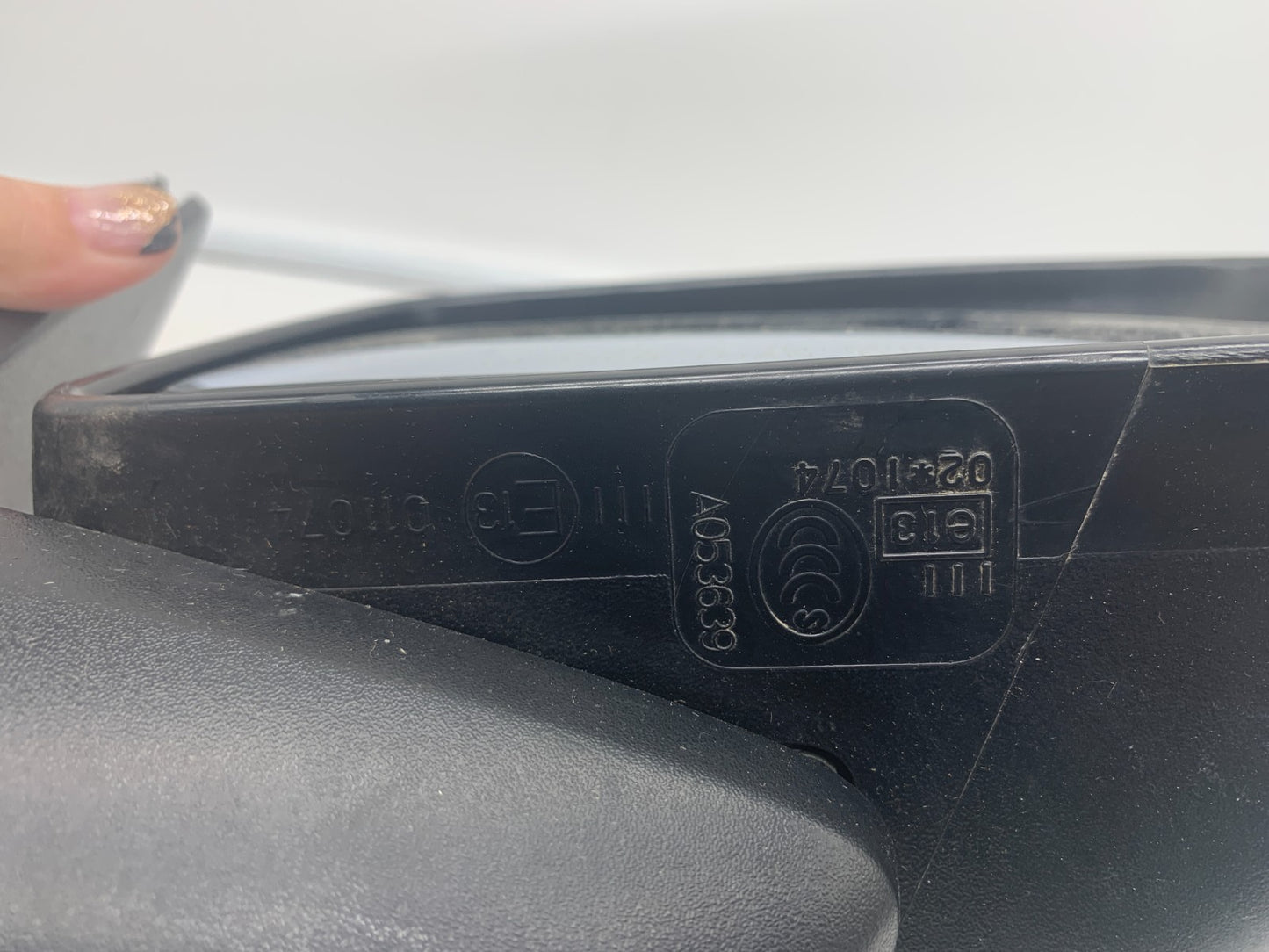 2007-2017 Jeep Compass Passenger Side View Power Door Mirror Black OEM A01B30098