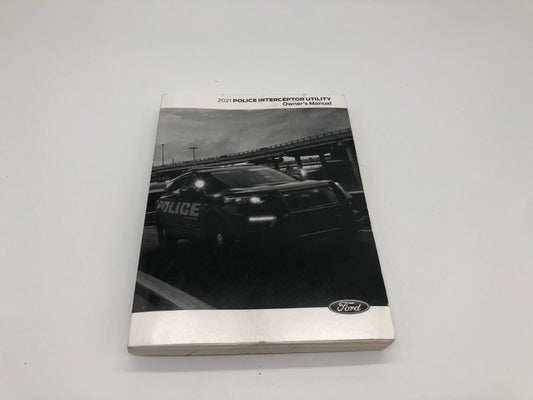 2021 Ford Police Interceptor Utility Owners Manual OEM D01B42006