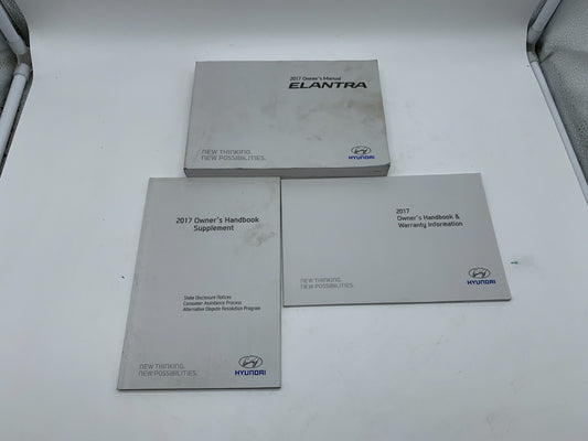 2017 Hyundai Elantra Owners Manual Set OEM B01B22011