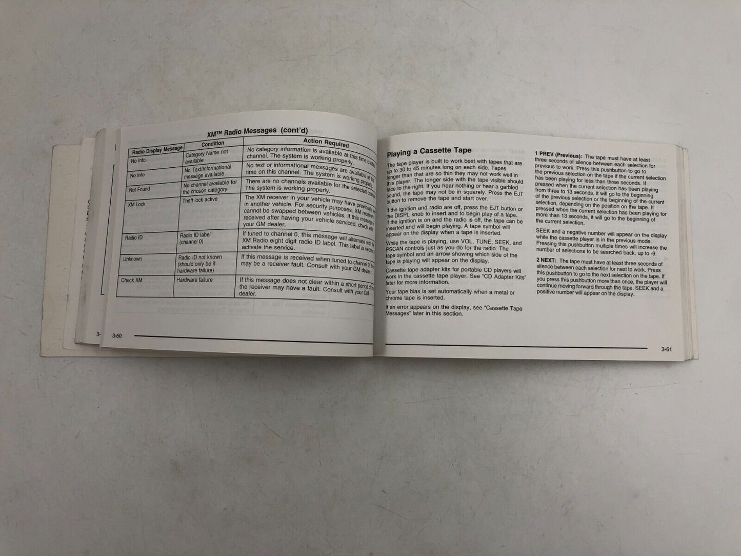 2005 Chevrolet Impala Owners Manual OEM B03B48025