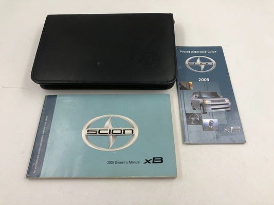 2005 Scion tC Owners Manual Set with Case D03B52025