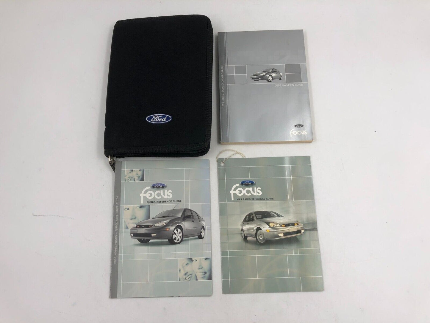 2003 Ford Focus Owners Manual Handbook Set with Case OEM D03B52027