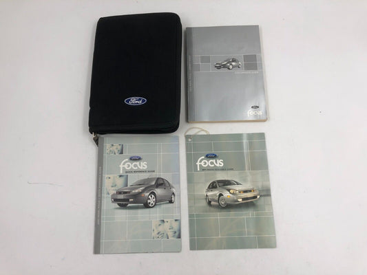 2003 Ford Focus Owners Manual Handbook Set with Case OEM D03B52027