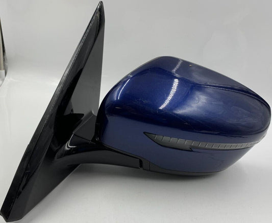 2017 Nissan Pathfinder Driver Side Power Door Mirror Blue OEM A01B01034