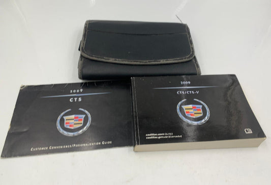 2009 Cadillac CTS CTS-V Owners Manual Set with Case OEM A02B30029