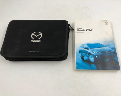 2008 Mazda CX7 CX-7 Owners Manual Handbook with Case OEM C03B02032