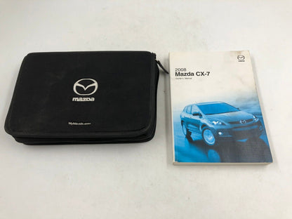 2008 Mazda CX7 CX-7 Owners Manual Handbook with Case OEM C03B02032